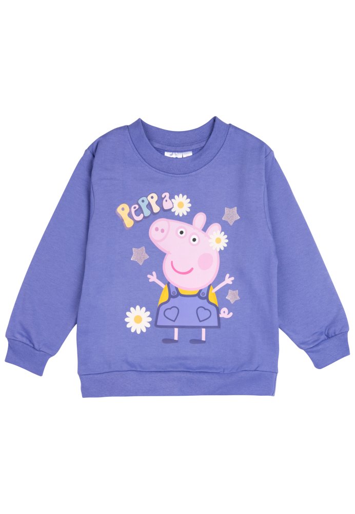 Fialová mikina Peppa Pig