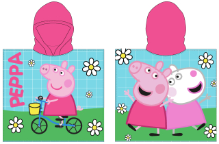 Pončo Peppa Pig & Suzy