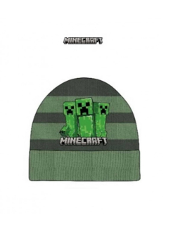 Zimní čepice Minecraft Green